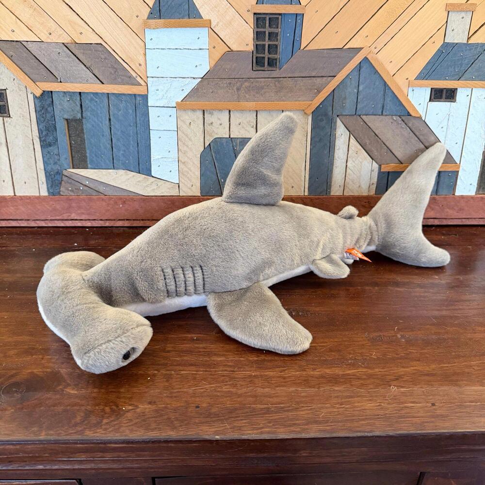 Wild Republic Hammerhead Shark Plush Realistic Cuddlekins‎